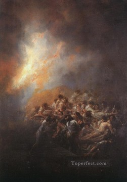 Francisco goya Painting - El Fuego Romántico moderno Francisco Goya